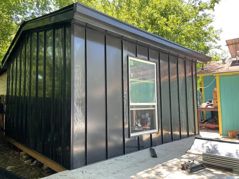 Black standing seam metal wall panels for Metal Roof Installation in Bay Harbor Islands